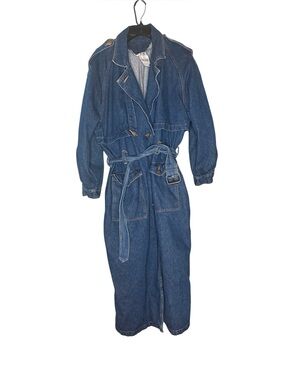 Vintage Together denim trench coat